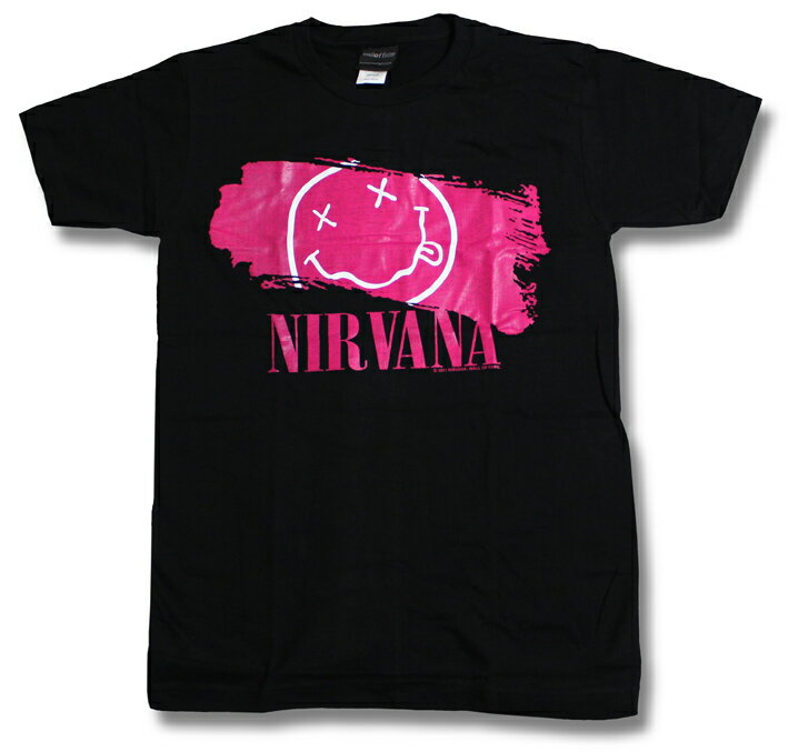 ニルヴァーナ Tシャツ Nirvana ニルバーナ バンドTシャツロックTシャツ メンズ レディース キッズ ユニセックス Rock/band T-SHIRTS メール便OK ロックファッション 半袖 ニコちゃん