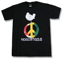 ウッドストック Tシャツ WOODSTOCK tシャツ ピースマーク Peace バンドTシャツ ロックTシャツ キッズ メンズ レディース Rock band T-SHIRTSロックファッション 半袖 【メール便OK】