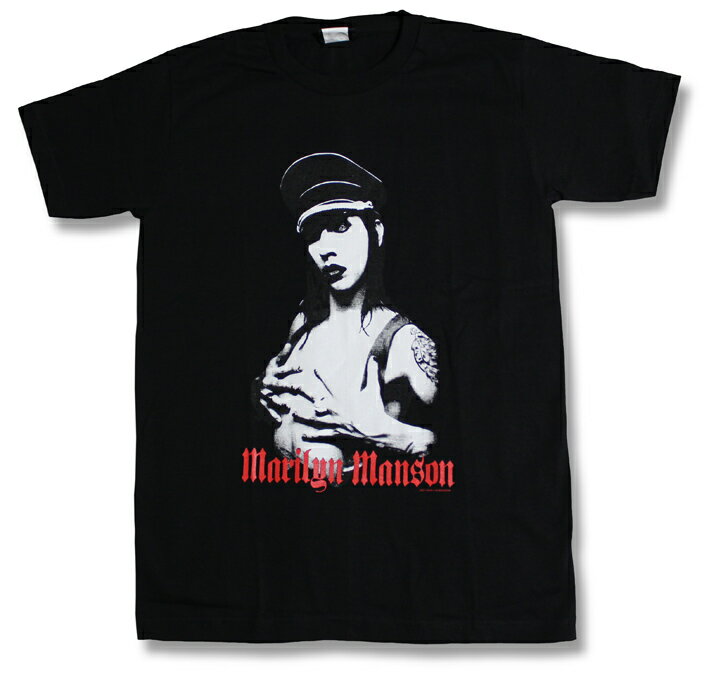 MARILYN MANSON マリリン・マンソン Tシャツ バンドTシャツ/ロックTシャツ/メンズ/レディース/Rock/band T-SHIRTS【メール便OK】ロックファッション/半袖/【あす楽】【売筋】【バーゲン】マリリンマンソン