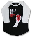 GREEN DAY グリーン・デイ GREENDAY グリーンデイ ラグランTシャツ 七分袖 7分袖 tシャツ バンドTシャツ ロックTシャツ Tシャツ 長袖