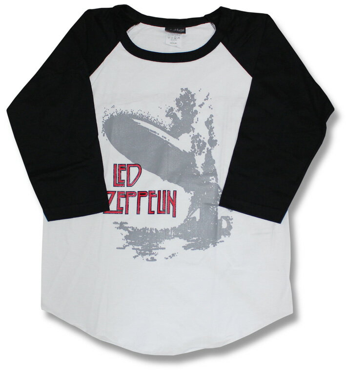 レッドツェッペリン (LED ZEPPELIN) レッド・ツェッペリン　ラグランTシャツ／Led Zep／ヘヴィメタル【七分袖】【7分袖】【tシャツ】【安い】【バンドTシャツ】【ロックTシャツ】海外バンド/ラグラン/メンズ/レディース【メール便OK】【RCP】【売れ筋】