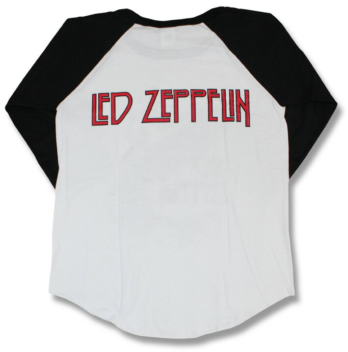 レッドツェッペリン (LED ZEPPELIN) レッド・ツェッペリン　ラグランTシャツ／Led Zep／ヘヴィメタル【七分袖】【7分袖】【tシャツ】【安い】【バンドTシャツ】【ロックTシャツ】海外バンド/ラグラン/メンズ/レディース【メール便OK】【RCP】【売れ筋】