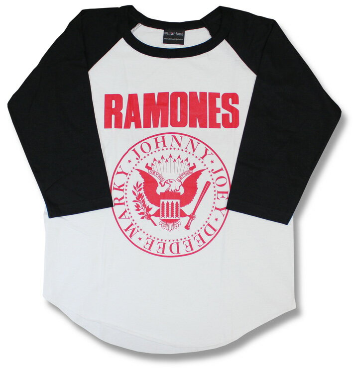 RAMONES ラモーンズ ラグラン Tシャツ ベースボール 七分袖 7分袖 パンク バンドTシャツ ロックTシャツ rock ユニセックス