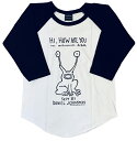 Daniel Johnston Tシャツ ダニエル・ジョンストン nirvana ニルバーナ Hi How Are You カート・コバーン ラグラン 七分袖 7分袖 ロックTシャツ バンドTシャツ ベースボールシャツ ロックT グランジ ロック バンドT S M L ファッション