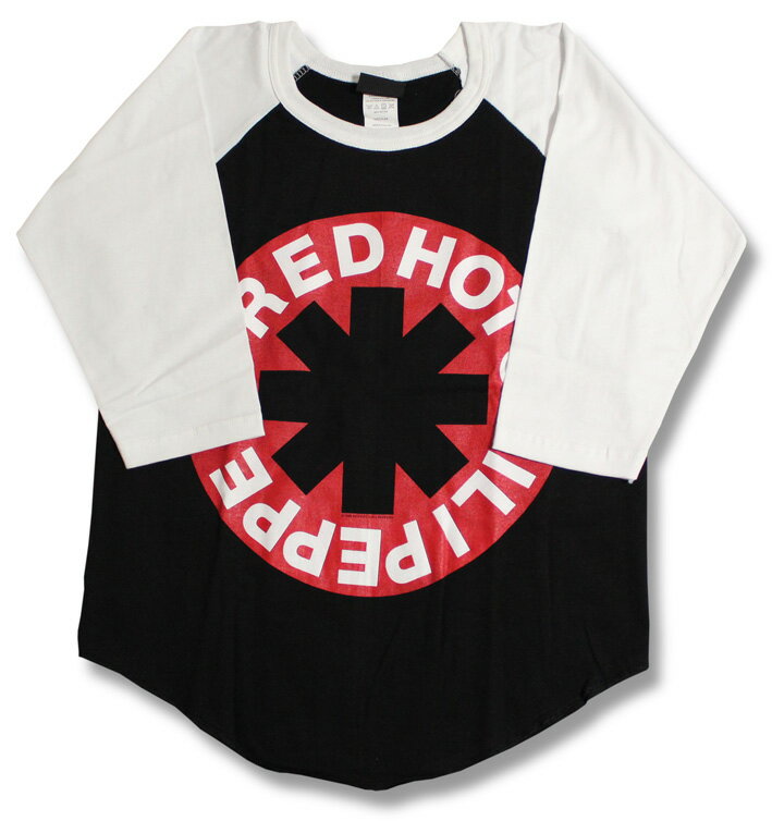レッド ホット チリ ペッパーズ Tシャツ レッチリ Tシャツ レッドホットチリペッパーズ Tシャツ ラグラン Red Hot Chili Peppers 七分袖 7分袖 tシャツ バンドTシャツ ロックTシャツ ベースボール おとぼけビ～バ～ RHC アスタリスク ＊