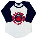 レッド・ホット・チリ・ペッパーズ Tシャツ レッチリ Tシャツ レッドホットチリペッパーズ Red Hot Chili Peppers　ラグラン Tシャツ 七分袖 7分袖 バンドTシャツ ロックTシャツ RHC アスタリスク ＊ ベースボールシャツ サマーソニック サマソニ アヒル