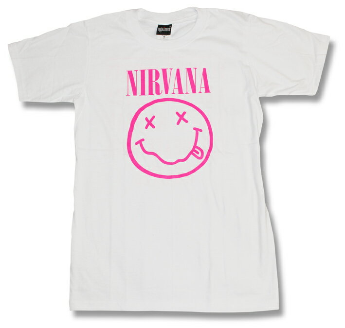 楽天Golden Rock T楽天市場店ロックTシャツ Nirvana Tシャツ ニルバーナ ニルヴァーナ NIRVANA バンドtシャツ キッズ メンズ レディース ユニセックス ニコちゃん スマイル ロックファッション グランジ バーゲン メール便OK 激安 特価 おすすめ