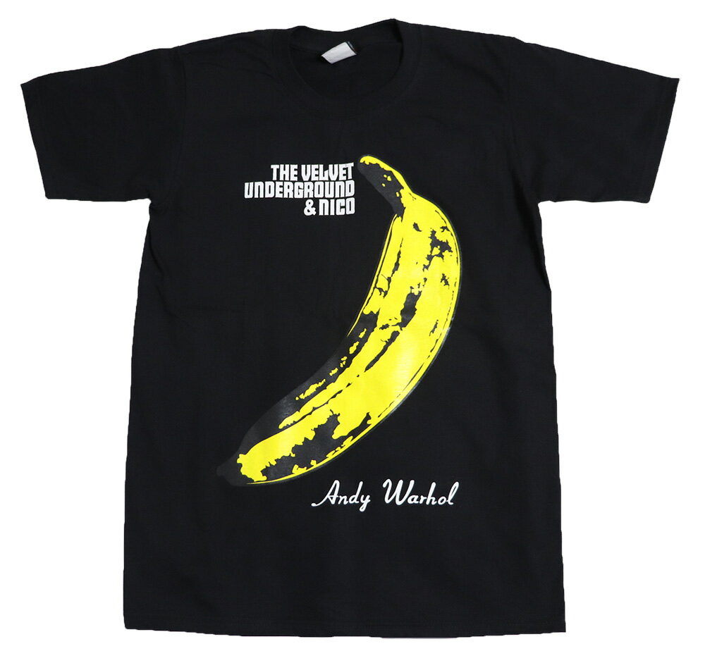 楽天Golden Rock T楽天市場店The Velvet Underground ヴェルヴェット・アンダーグラウンド Tシャツ バナナTシャツ ロックTシャツ バンドTシャツ rock band T-SHIRTS アンディ・ウォーホル ヴェルヴェッツ ベルベット ファッション