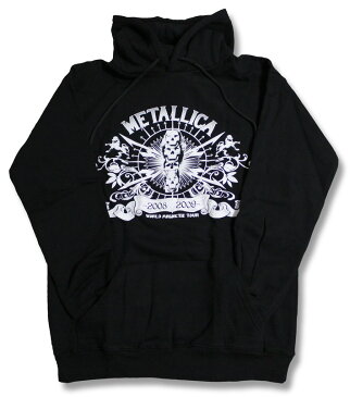 メタリカ Metallica パーカー ロックパーカー rock メンズ レディース キッズ/トップス・パーカー・プルオーバー スウェット ロック バンド ヘヴィーメタル ヘビメタ World Magnetic Tour 春物・秋物・冬物 バーゲン 売れ筋