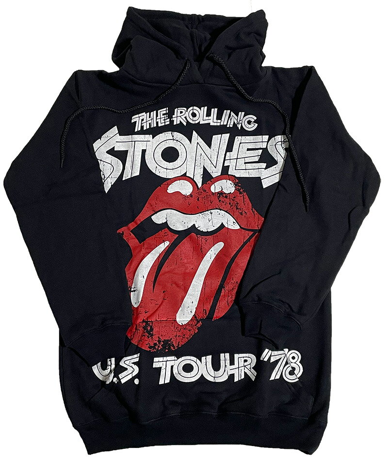 The Rolling Stones パーカー ザ・ローリング・ストーンズ パーカ ストーンズ ローリングストーンズ US TOUR 78 スウェット  長袖 ユニセックス ROCK BAND ロックパーカー プルオーバー parka メンズ レディース キッズ プルオーバー バンドTシャツ 