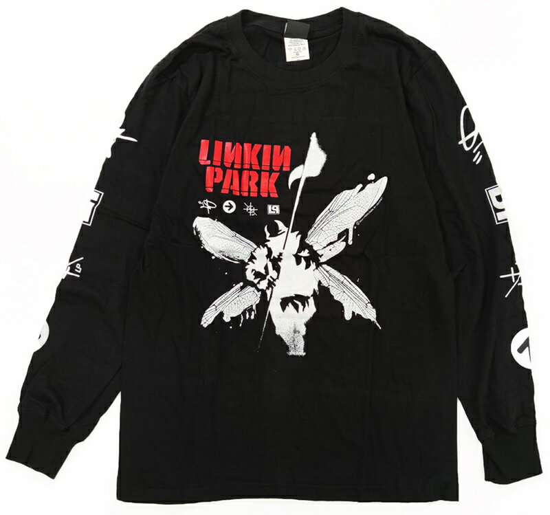 リンキンパーク Tシャツ Linkin Park リンキン・パーク ロングスリーブTシャツ ロンT 長袖 バンドTシャツ ロックTシャツ ユニセックス ロングスリーブ ロック ファッション ROCK BAND T-SHIRTS HYBRID THEORY