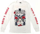 GUNS N' ROSES Tシャツ ガンズアンドローゼズ ガンズ・アンド・ローゼズ ロングTシャツ ロンT 長袖 バンドTシャツ ロックTシャツ GN'R ユニセックス ロングスリーブ ロック ファッション ROCK BAND T-SHIRTS