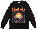 デフ レパード Tシャツ DEF LEPPARD デフ レパード Pyromania 炎のターゲット ロンT ロングスリーブシャツ 長袖 ロングスリーブ デフレパード ロックTシャツ バンド Tシャツ ロック ファッション ROCK BAND T-SHIRTS メンズ レディース ユニセックス