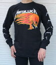 メタリカ 長袖 ロンT metallica tシャツ ロングスリーブ ロックTシャツ バンド Tシャツ ロック ファッション ROCK BAND T-SHIRTS ヘヴィメタルTシャツ メンズ レディース ユニセックス スカル ツアー