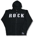 オリジナル ロック パーカー ROCK Rock'n Roll hoodie スウェット トレーナー バンド パーカー メンズ レディース ユニセックス ジップアップ パーカ 黒 ブラック Men's Lady's ロック バンド ファッション ユニセックス PAKA