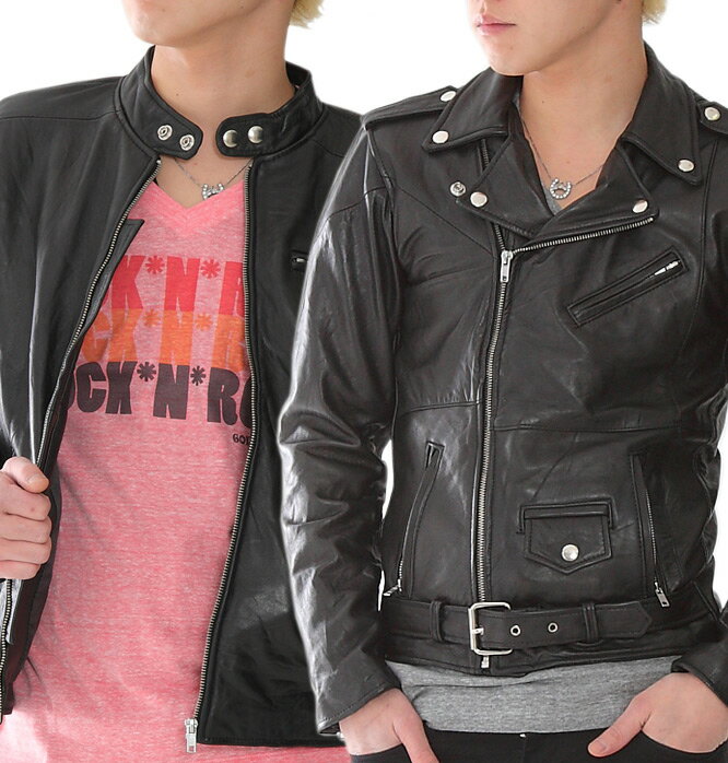 ܳ 饤㥱å ֥饤 󥰥饤    ǥ å ˥å 쥶㥱å ץ 饸 㥱å ֥å  㥱å  ֥륾 Х leather Rider's Jacket פSDGS