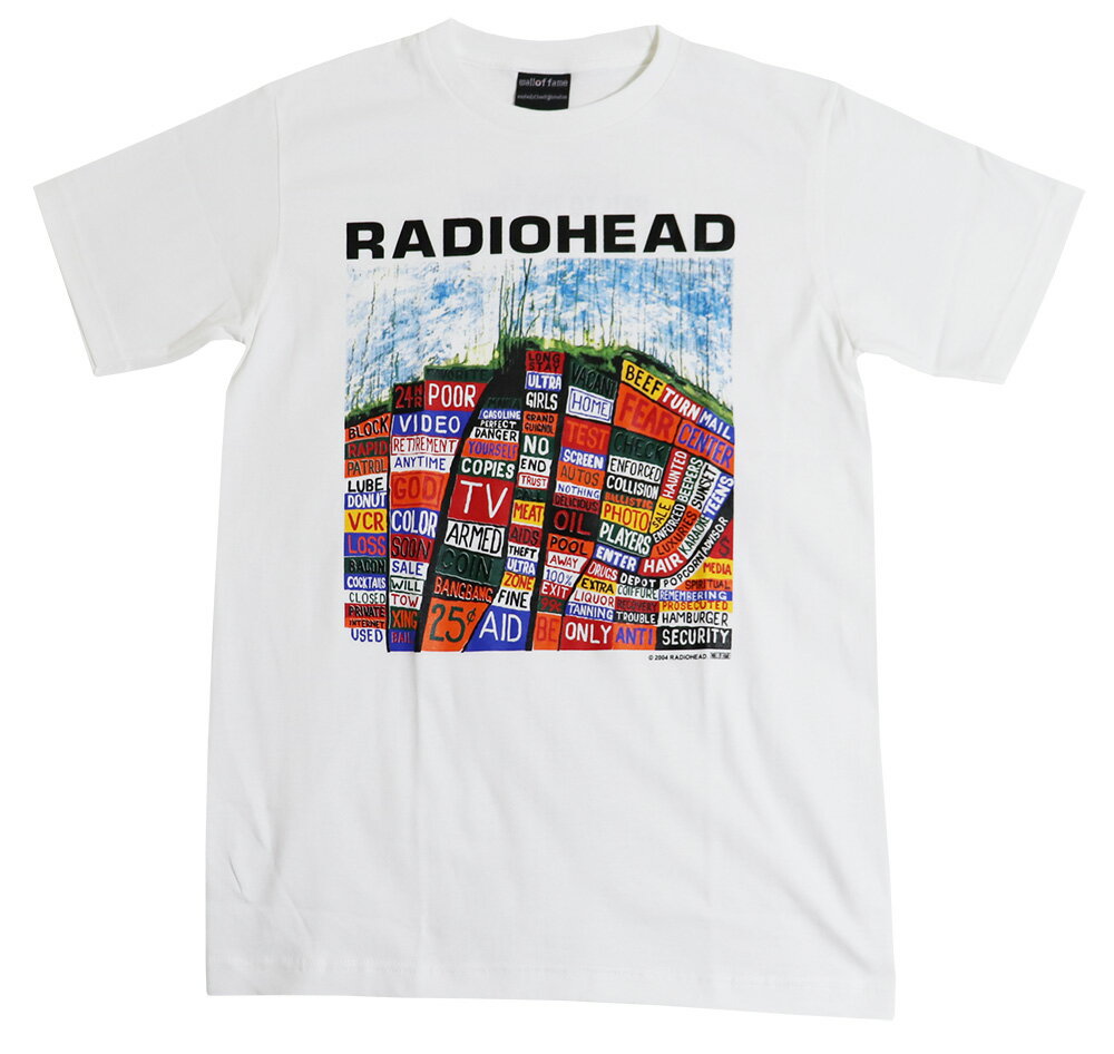 楽天Golden Rock T楽天市場店RADIOHEAD レディオヘッド Tシャツ バンドTシャツ ロックTシャツ メンズ レディース キッズ ユニセックス Rock band T-SHIRTS ロックファッション 半袖