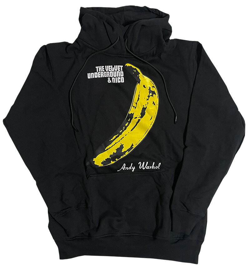 ヴェルヴェットアンダーグラウンド パーカー バナナ パーカー The Velvet Underground パーカ アンディ・ウォーホル ヴェルヴェッツ 長袖 バンドTシャツ ロックTシャツ スウェット フーディー hoodie ユニセックス ロックパーカー プルオーバー parka メンズ レディース