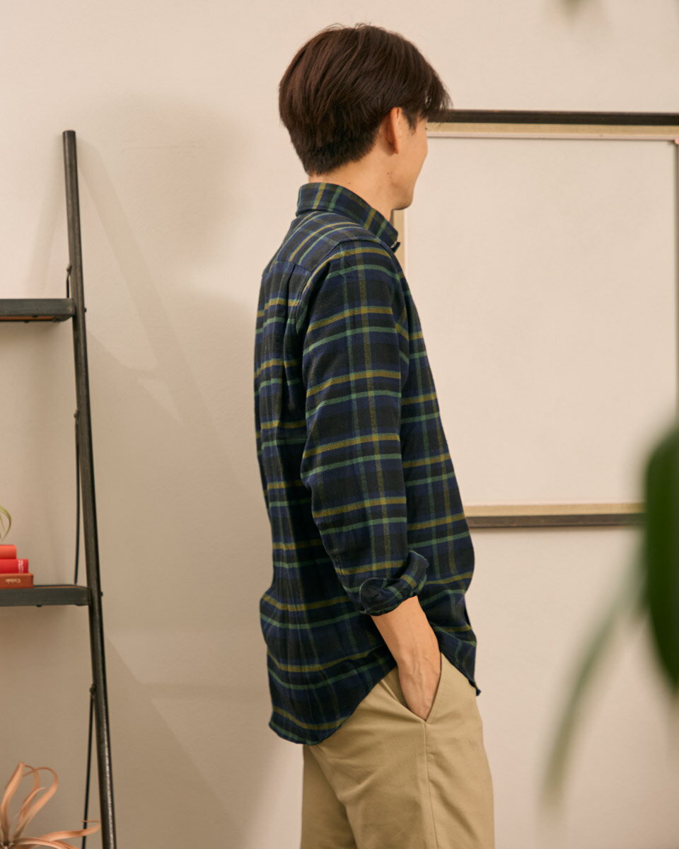 【50％OFF】【公式】チェックシャツ/メンズ/セール/315QD2313L-4L ギフト包装無料 ゴールデンベア Golden Bear