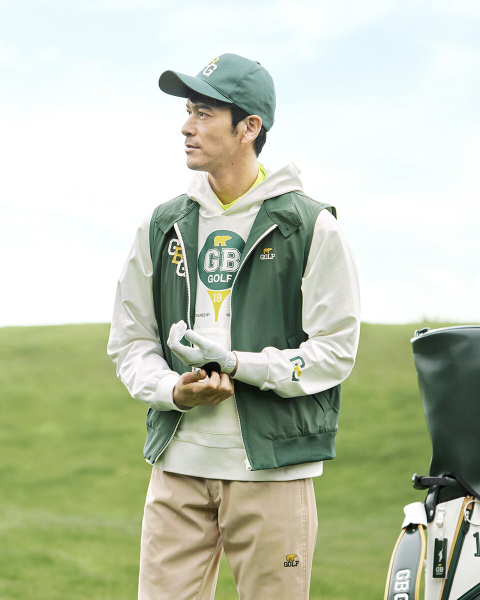 【50%OFF】GBG ベスト/メンズ/セール/312H3101M-LL ギフト包装無料 ゴールデンベア Golden Bear