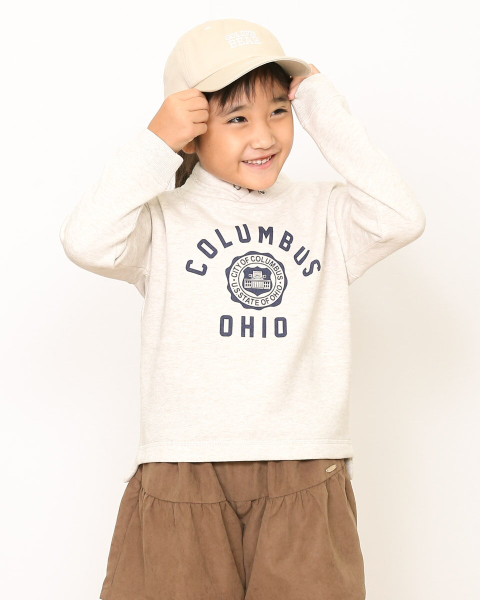 【50％OFF】ロゴスウェット/セール/202HC410ギフト包装無料 100-130サイズ 子供服 ゴールデンベア Golden Bear