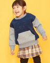 【50％OFF】切替プルオーバー/セール/205HE482ギフト包装無料 100-130サイズ 子供服 ゴールデンベア Golden Bear