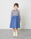 【50%OFF】【公式】ボーダーワンピース/女の子/セール/202QB801ギフト包装無料 100-130サイズ 子供服 ゴールデンベア Golden Bear