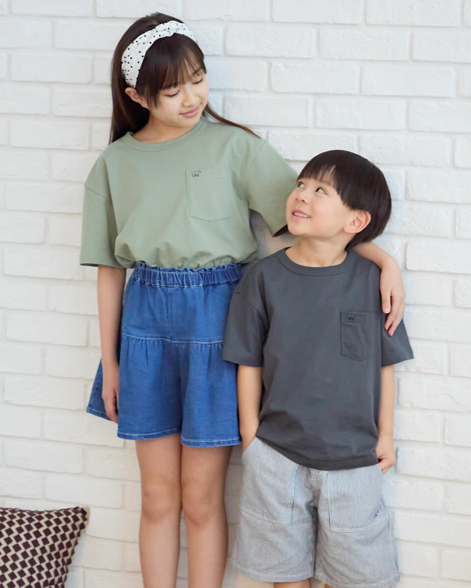 【20％OFF】【公式】【新聞広告掲載商品】オーガーニックコットンTシャツ/キッズ/セール/205R3433/ギフト包装無料 100-140サイズ 子供服 ゴールデンベア Golden Bear