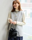【50%OFF】【公式】ツイードベスト/レディース/セール/468R2151/ギフト包装無料 M-L ゴールデンベア Golden Bear