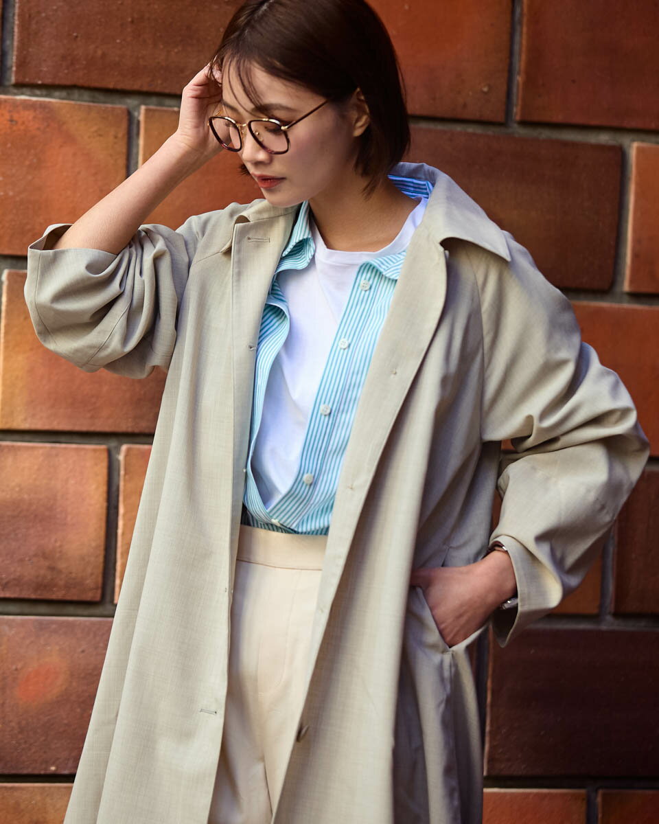 【50%OFF】【公式】ステンカラーコート/レディース/セール/468R3151/ギフト包装無料 M-L ゴールデンベア Golden Bear