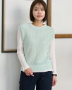 【50%OFF】【公式】メッシュ編みニットベスト/レディース/セール/467R3610/ギフト包装無料 M-L ゴールデンベア Golden Bear