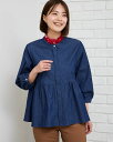 【50%OFF】【公式】デニムブラウス/レディース/セール/467R3313/ギフト包装無料 M-LL ゴールデンベア Golden Bear(4)