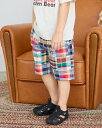 パッチワークハーフパンツ/キッズ/205R5733/ギフト包装無料 100-140サイズ 子供服 ゴールデンベア Golden Bear