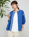 【30%OFF】【公式】刺しゅうブラウス/レディース/セール/472R6302/ギフト包装無料 3L-4L ゴールデンベア Golden Bear