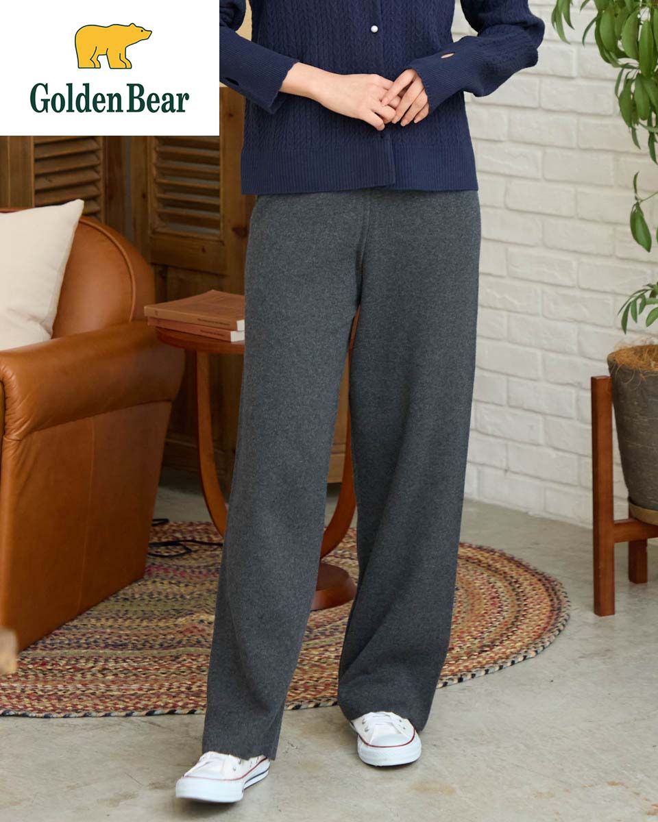 【20％OFF】【公式】ニットパンツ/レディース/セール/468RD760/ギフト包装無料 M-LL ゴールデンベア Golden Bear