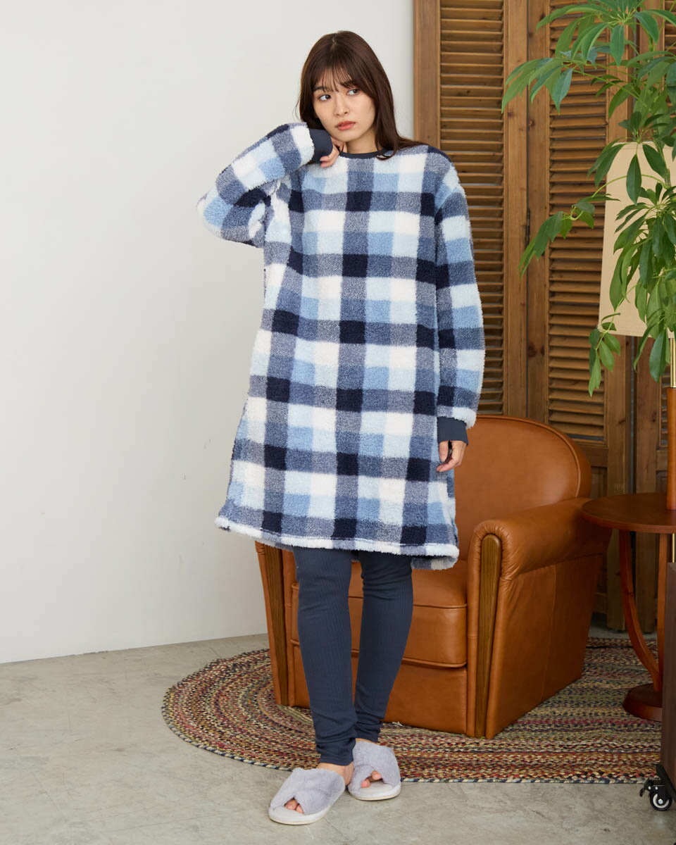 【公式】レギンス付きフリースワンピース/レディース/192RD102/M-LL /プレゼント/ギフト包装無料 ルームウエア パジャマ ゴールデンベア Golden Bear