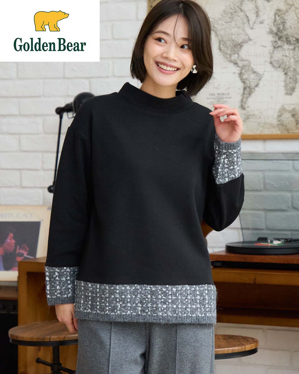 【公式】ニット付きプルオーバー/レディース/468RE461/ギフト包装無料 M-LL ゴールデンベア Golden Bear