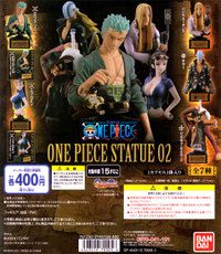 カプセル バンダイ ワンピース ONE PIECE STATUE 02 ノーマル5種セット