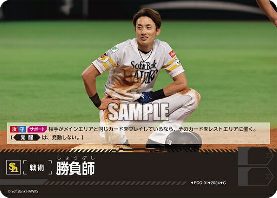プロ野球カードゲーム ドリームオーダー パ・リーグ 福岡ソフトバンクホークス 戦術 勝負師 PDO-01 【C】