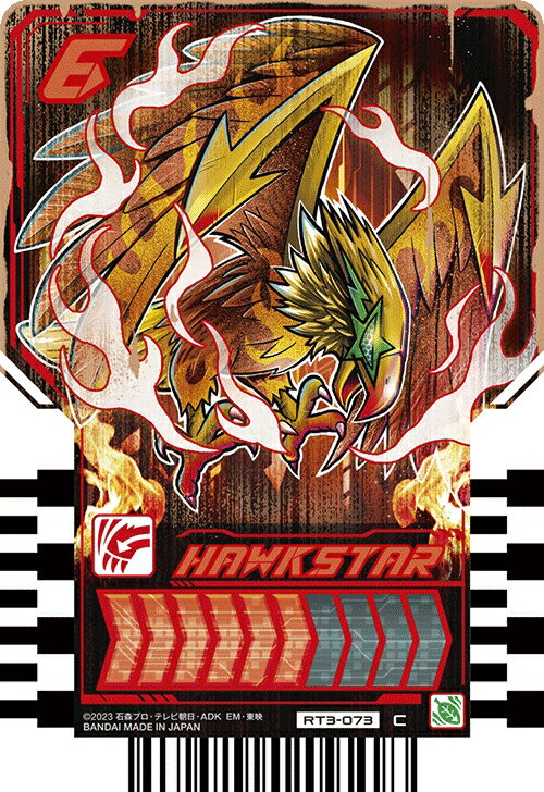 乐天商城 - 仮面ライダーガッチャード ライドケミートレカ PHASE:03　RT3-073 HAWKSTAR 【C】 (ホークスター)