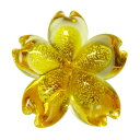 金箔入りガラス 箸置き ウコンの花 インテリア プレゼント 贈り物 ギフト ガラス 金箔 工芸品 結婚祝い 引き出物-