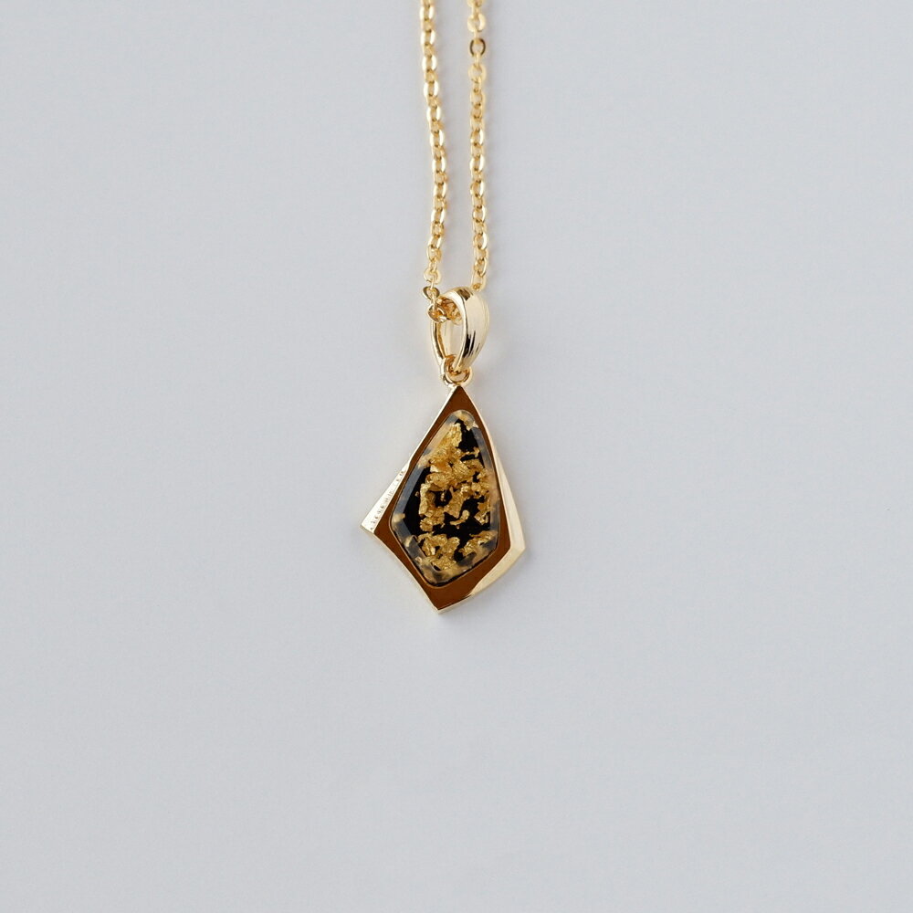 乐天商城 - 金箔入 ネックレス 樹脂 アクセサリー プレゼント 贈り物 海外の方へ 母の日 工芸品 金沢土産 金沢 石川県 石川 和モダン 二本のお土産