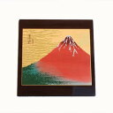 金箔 マウスパット 「赤富士」パネル 和柄 海外の方へのプレゼント 金沢箔工芸品 ギフト包装 のし 対応 パネル 浮世絵(3)