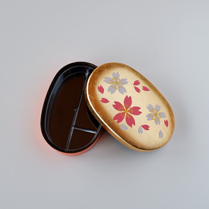 小判小物入「桜」金沢箔工芸品 漆器 ギフト包装 のし 対応 小物入れ アクセサリー収納 ハンコ収納