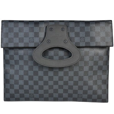 ルイヴィトン LOUIS VUITTON クラッチ バッグ ポート フォリオ ダミエ コバルト N51101【中古】