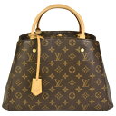 【お買い物マラソン ポイント2倍 クーポン利用で最大3万円オフ 4/25～4/27】ルイヴィトン LOUIS VUITTON モンテーニュ MM 2WAY ハンドバッグ ショルダーバッグ モノグラム キャンバス M41056【中古】