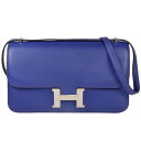 【楽天スーパーSALE対象商品 最大50%OFF!+クーポン利用で最大3万円オフ! 3/4～3/11】エルメス HERMES コンスタンス3 エラン ブルーエレクトリック ヴォースイフト □P刻印(2012年製造) シルバー金具 ショルダーバッグ【中古】