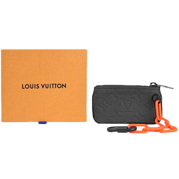 ルイヴィトン LOUIS VUITTON ヴァージルアブロー ポシェットクレ モノグラム ブラック M67452 コインケース【中古】