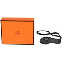 エルメス HERMES オラン ナノ チャーム ヴォーエプソン バトラー バッシュハンター ノワール バッグチャーム サンダル【中古】