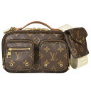 【クーポン利用で最大3万円オフ! 4/25～4/30】ルイヴィトン LOUIS VUITTON ユーティリティ クロス ボディバッグ 2WAY モノグラム キャンバス M80446 RFID(ICチップ)内蔵【中古】